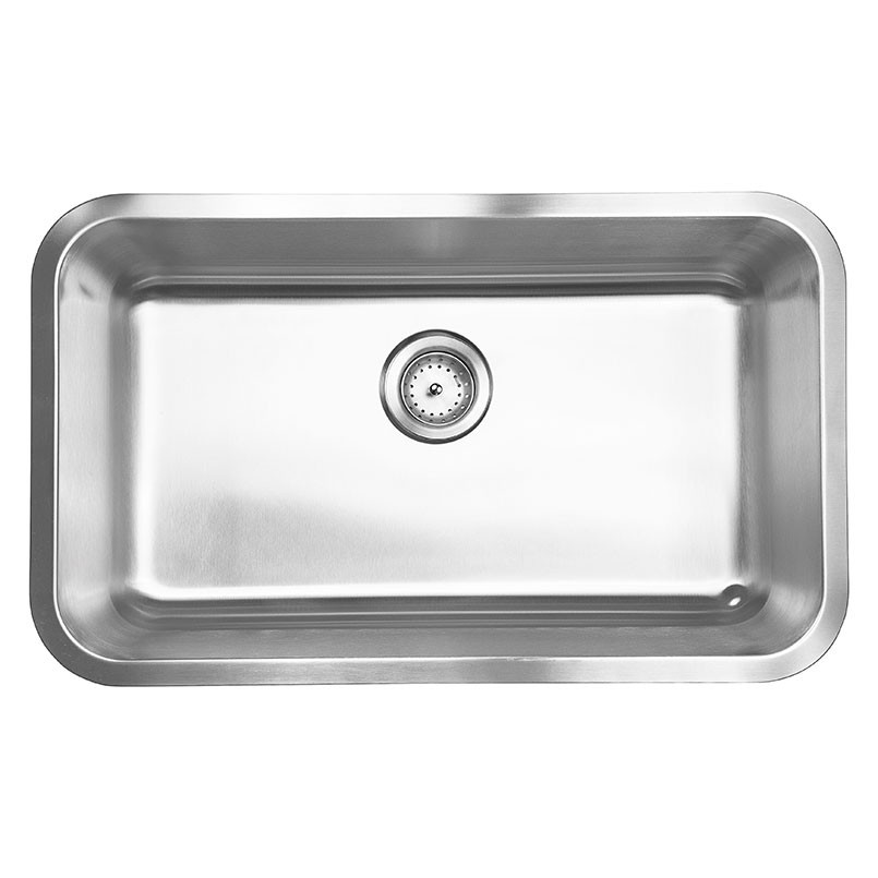 Single Bowl Stainless Steel 18G Sink 30x18