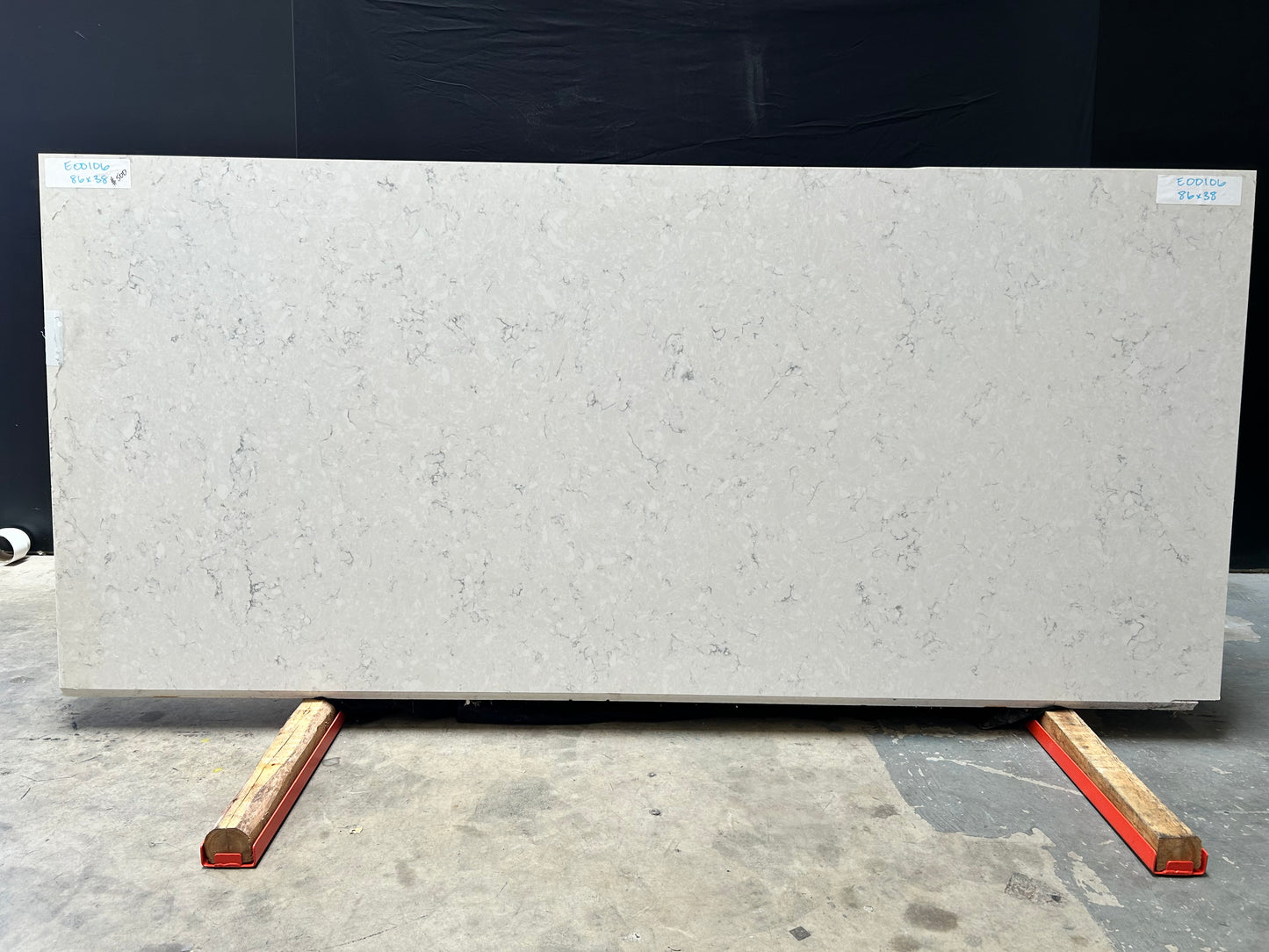 Vega White 2cm Quartz 86x38