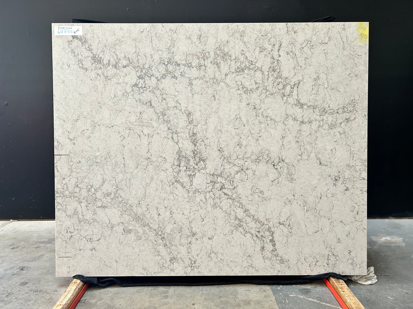 Vanilla Grey 2cm Quartz 64x55