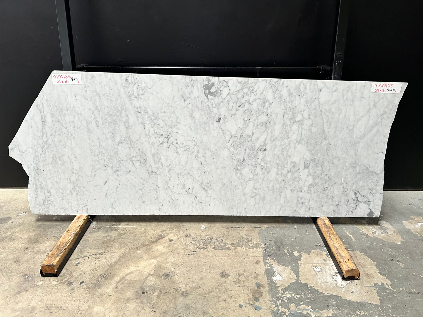 White Carrara 2cm Marble 69x31