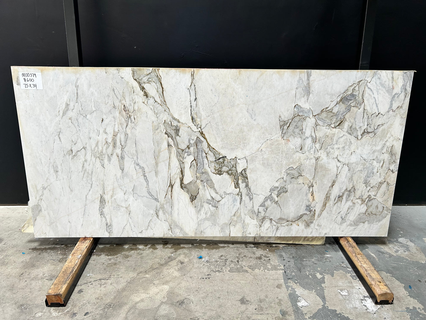 Calacatta Matarazzo Honed Marble 75x34