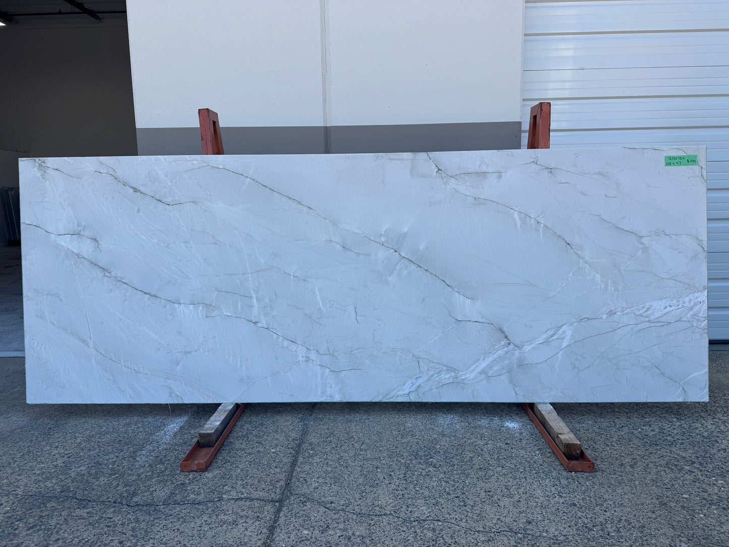 Bianco Superior 2cm Leathered Quartzite 128x47 Location AA