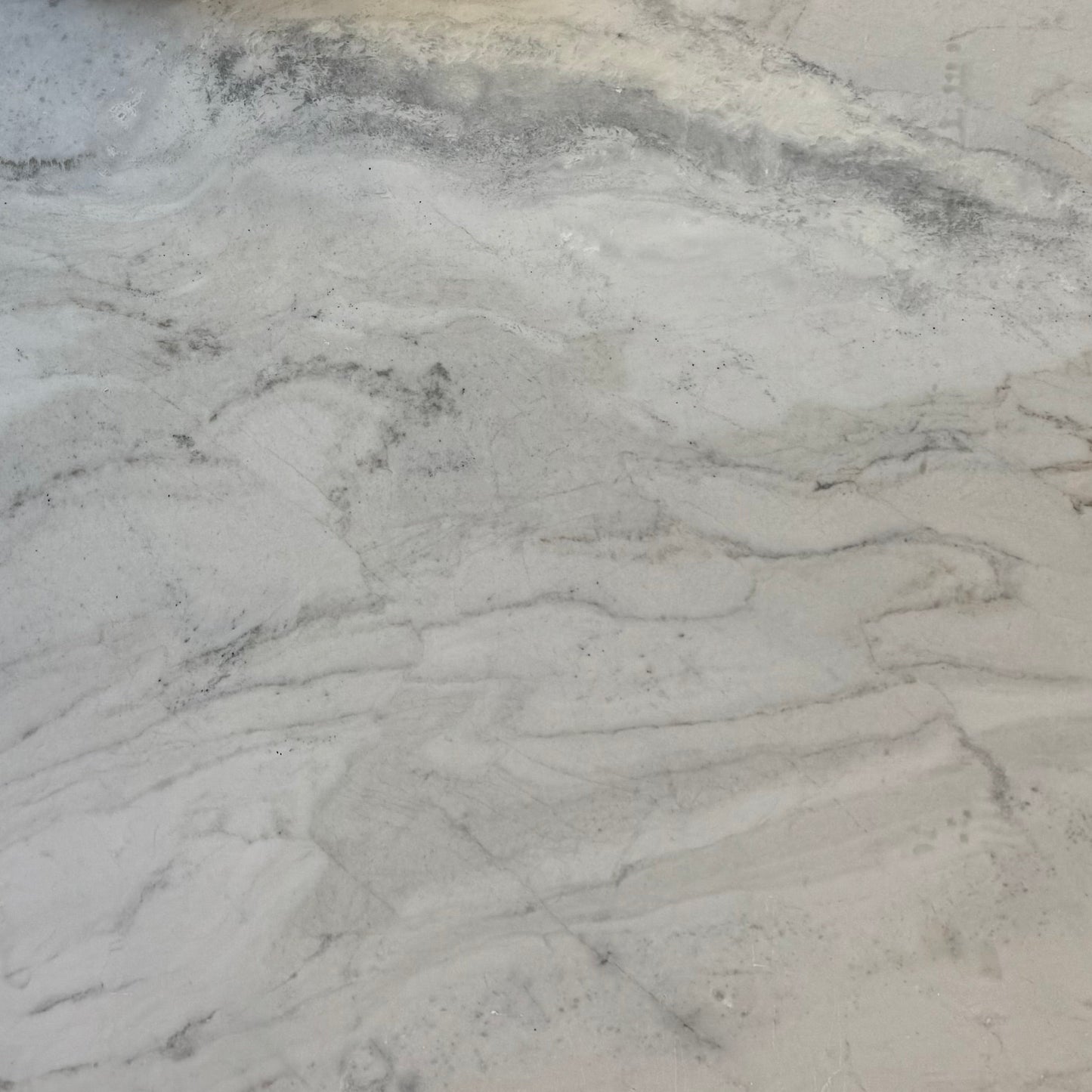 Glorious White 2cm Honed Marble 55x40 Location JJ