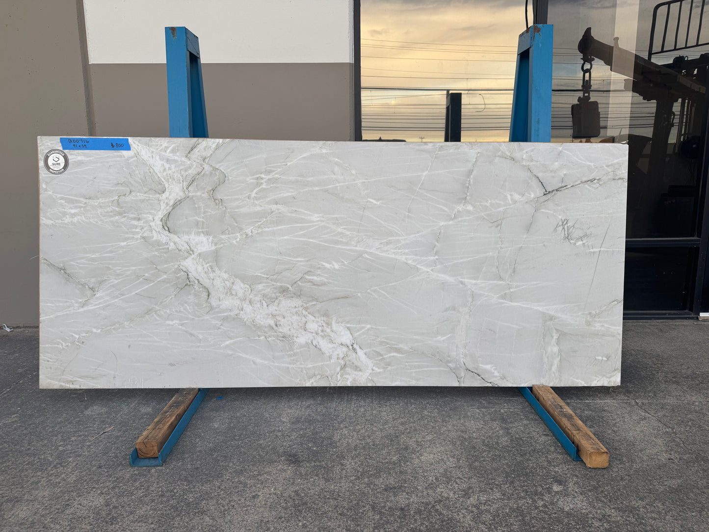 Bianco Superior 2cm Leathered Quartzite 91x39 Location H