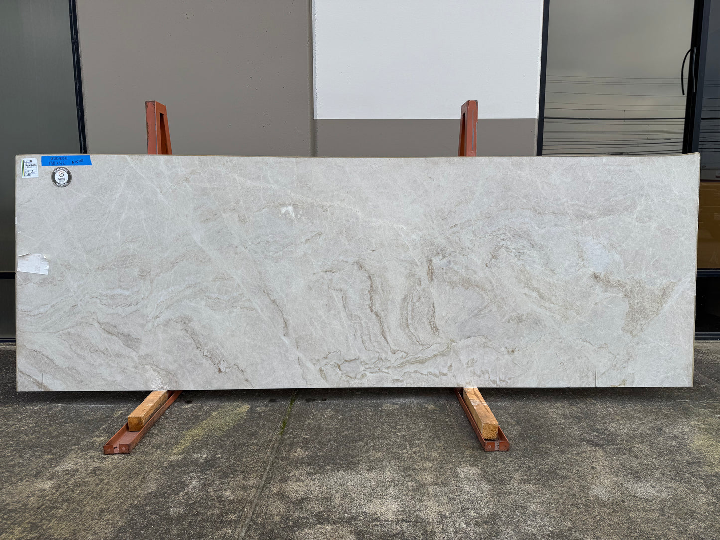 Taj Mahal Leathered 2cm Quartzite 130x42