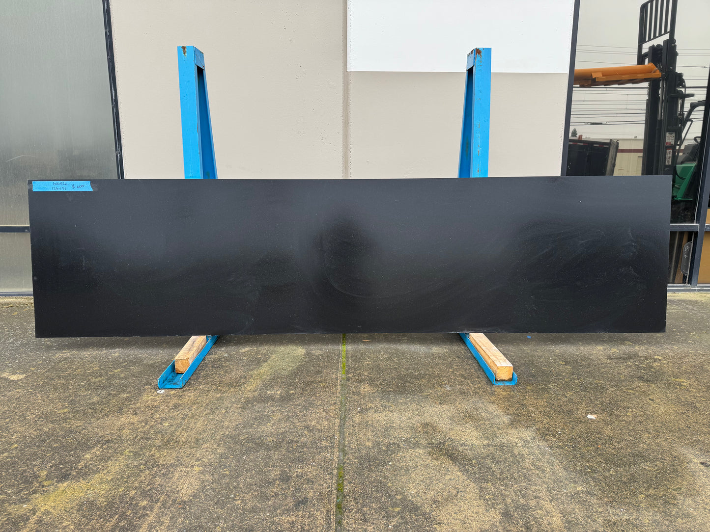 Absolute Black Honed 2cm Granite 126x31 Location BB